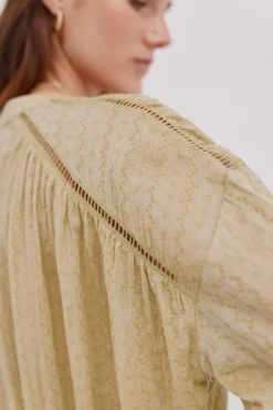 Hoss Intropia Guiomar. Blusa boho Kaki Online