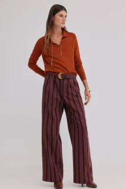 Hoss Intropia Idoia. Cárdigan con cuello solapa Naranja Hot