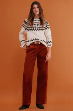 Hoss Intropia Ilma. Jersey grecas Beige Clearance