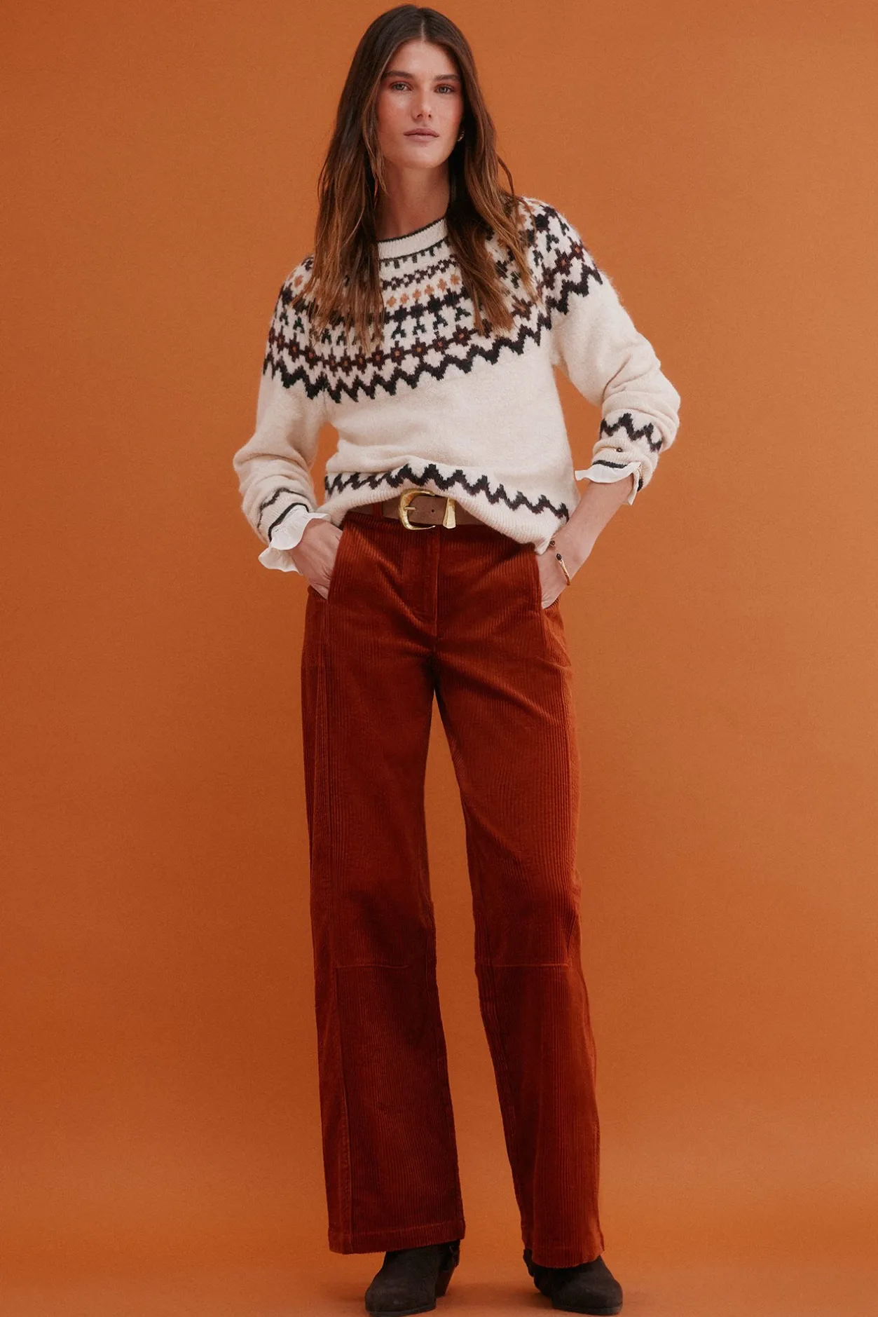 Hoss Intropia Ilma. Jersey grecas Beige Clearance