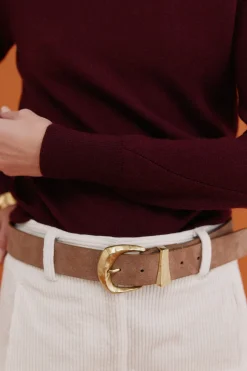 Hoss Intropia Ilse. Jersey cuello vuelto Granate Online