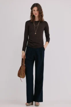 Hoss Intropia Imani. Jersey con frunces Multicolor Discount