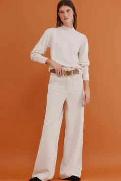 Hoss Intropia Ingrid. Jersey manga larga Beige Sale