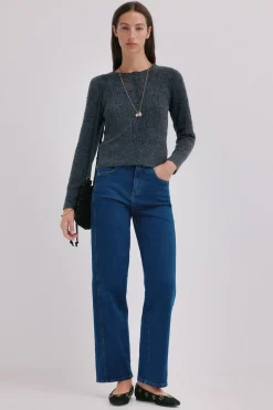 Hoss Intropia Inés. Cárdigan calado Gris Discount