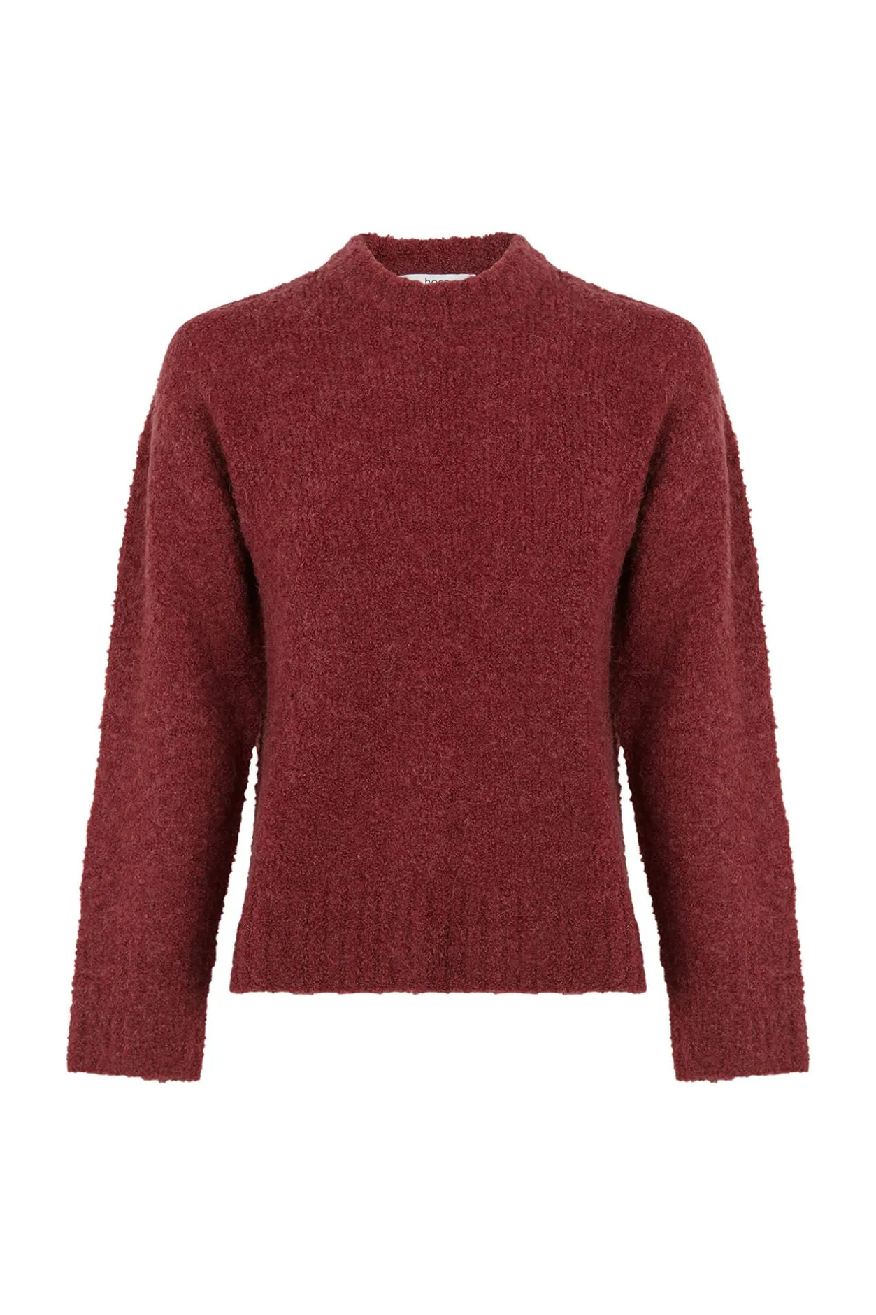 Hoss Intropia Irati. Jersey de bouclé Granate Clearance