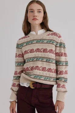 Hoss Intropia Irene. Jersey calado Multicolor Clearance