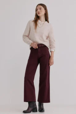 Hoss Intropia Isabella. Jersey calado Beige Online