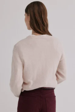 Hoss Intropia Isabella. Jersey calado Beige Online