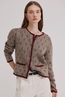 Hoss Intropia Isela. Cárdigan jacquard Multicolor Best