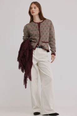 Hoss Intropia Isela. Cárdigan jacquard Multicolor Best