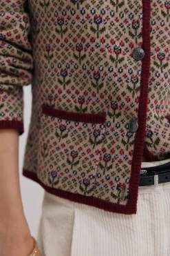 Hoss Intropia Isela. Cárdigan jacquard Multicolor Best