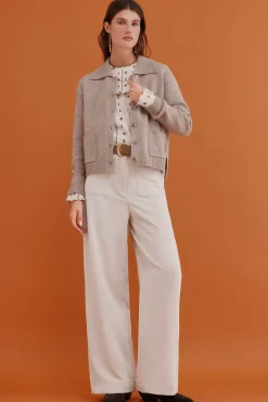 Hoss Intropia Itziar. Cárdigan con bolsillos Beige Discount