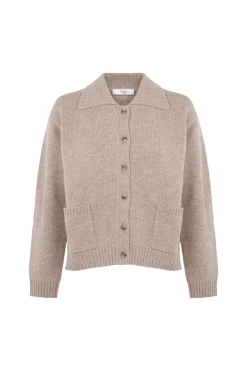 Hoss Intropia Itziar. Cárdigan con bolsillos Beige Discount