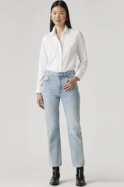 Levi's Jeans 501® Crop Azul Sale
