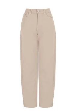 Slowlove Jeans abertura bajo Marfil New