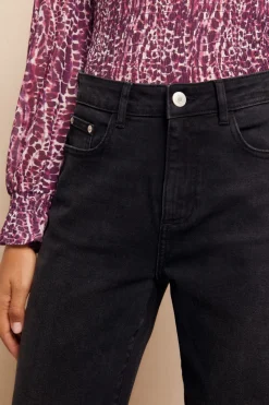 Slowlove Jeans abertura bajo Gris oscuro Outlet