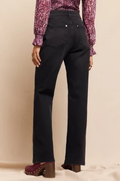 Slowlove Jeans abertura bajo Gris oscuro Outlet