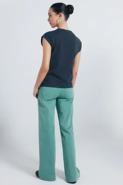 Springfield Jeans culotte tachas verde New