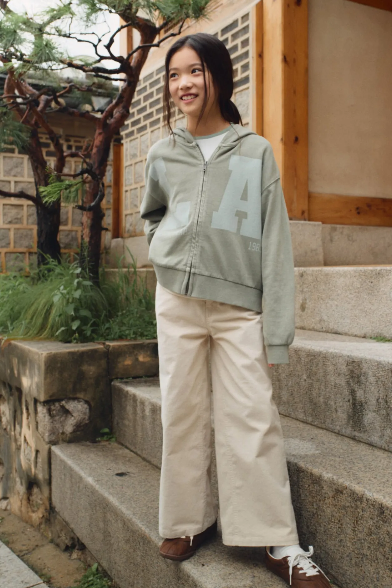 Springfield Kids Jeans denim culotte niña estampado Hot