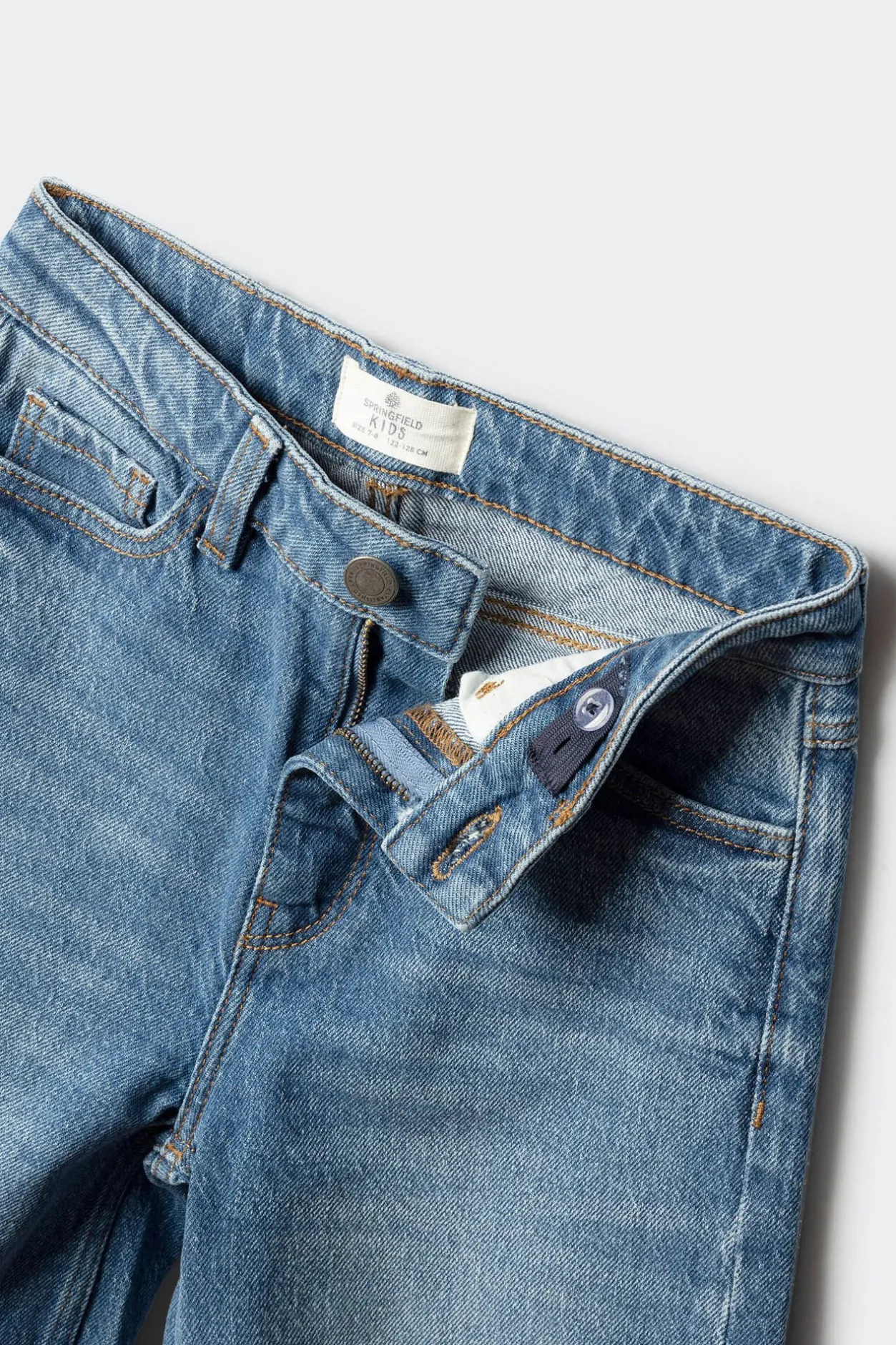 Springfield Kids Jeans denim culotte niña azul