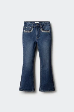 Springfield Kids Jeans denim flare niña azul New
