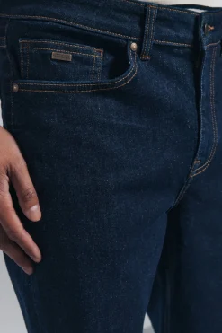 Springfield Jeans desencolado slim fit azul New