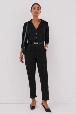 Cortefiel Jeans easy fit Negro Best