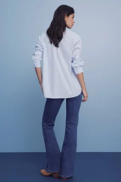 Springfield Jeans flare azul Outlet