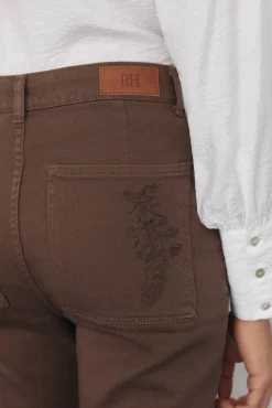 Pedro del Hierro Jeans flare cropped Marrón Best