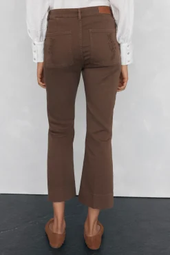 Pedro del Hierro Jeans flare cropped Marrón Best