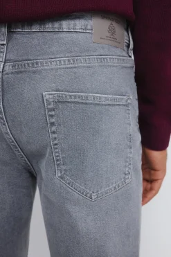 Springfield Jeans medio lavado slim fit gris