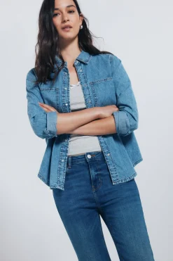 Springfield Jeans kick flare azul Best