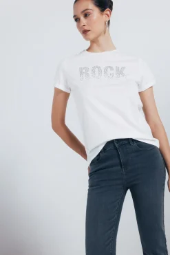 Springfield Jeans kick flare gris Hot