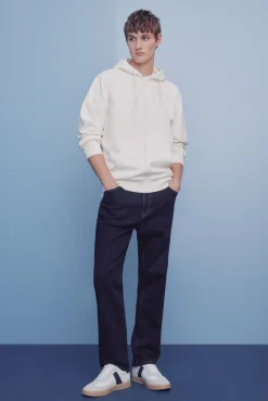 Springfield Jeans lavado desencolado straight fit azul Outlet