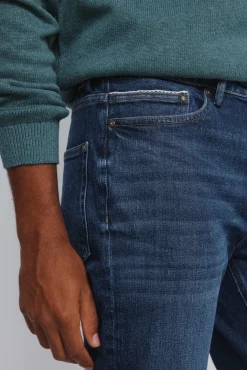 Springfield Jeans lavado medio oscuro slim fit azul Best