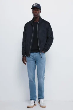 Springfield Jeans lavado medio slim fit azul Outlet