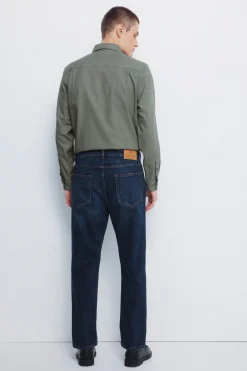 Springfield Jeans lavado oscuro straight fit azul Discount