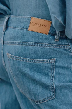 Cortefiel Jeans long palazzo Azul Sale