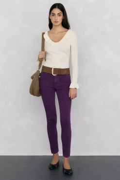 Pedro del Hierro Jeans push up Morado