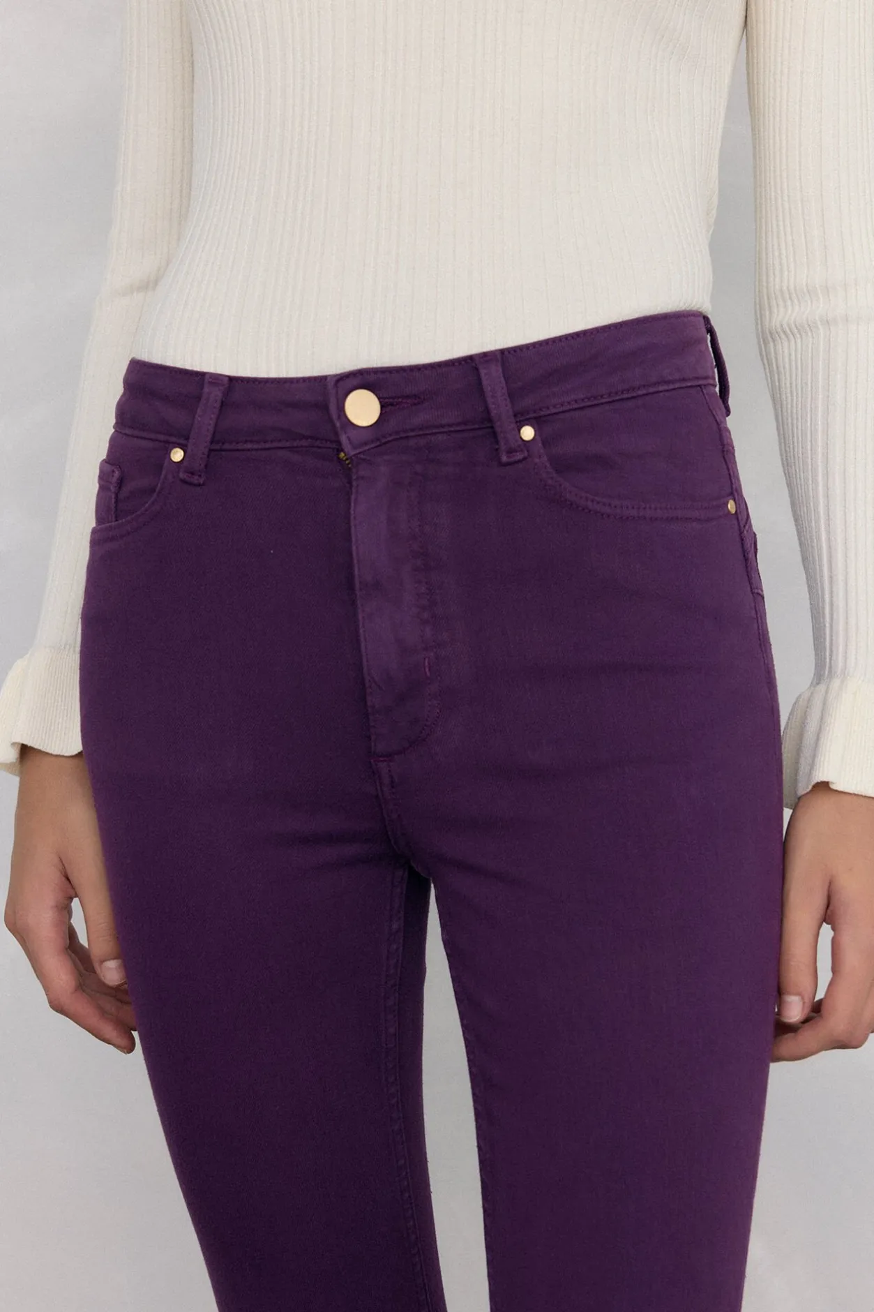 Pedro del Hierro Jeans push up Morado