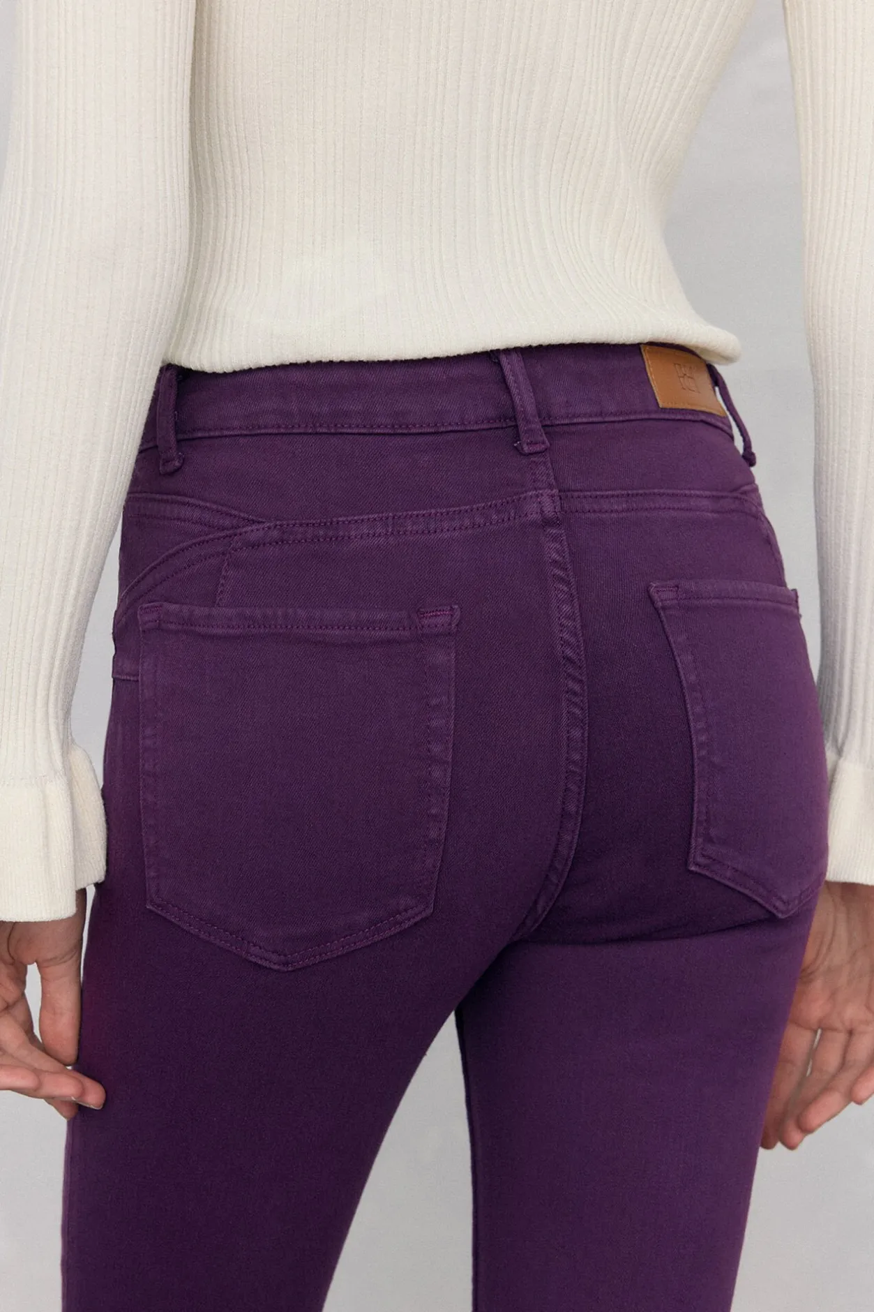 Pedro del Hierro Jeans push up Morado