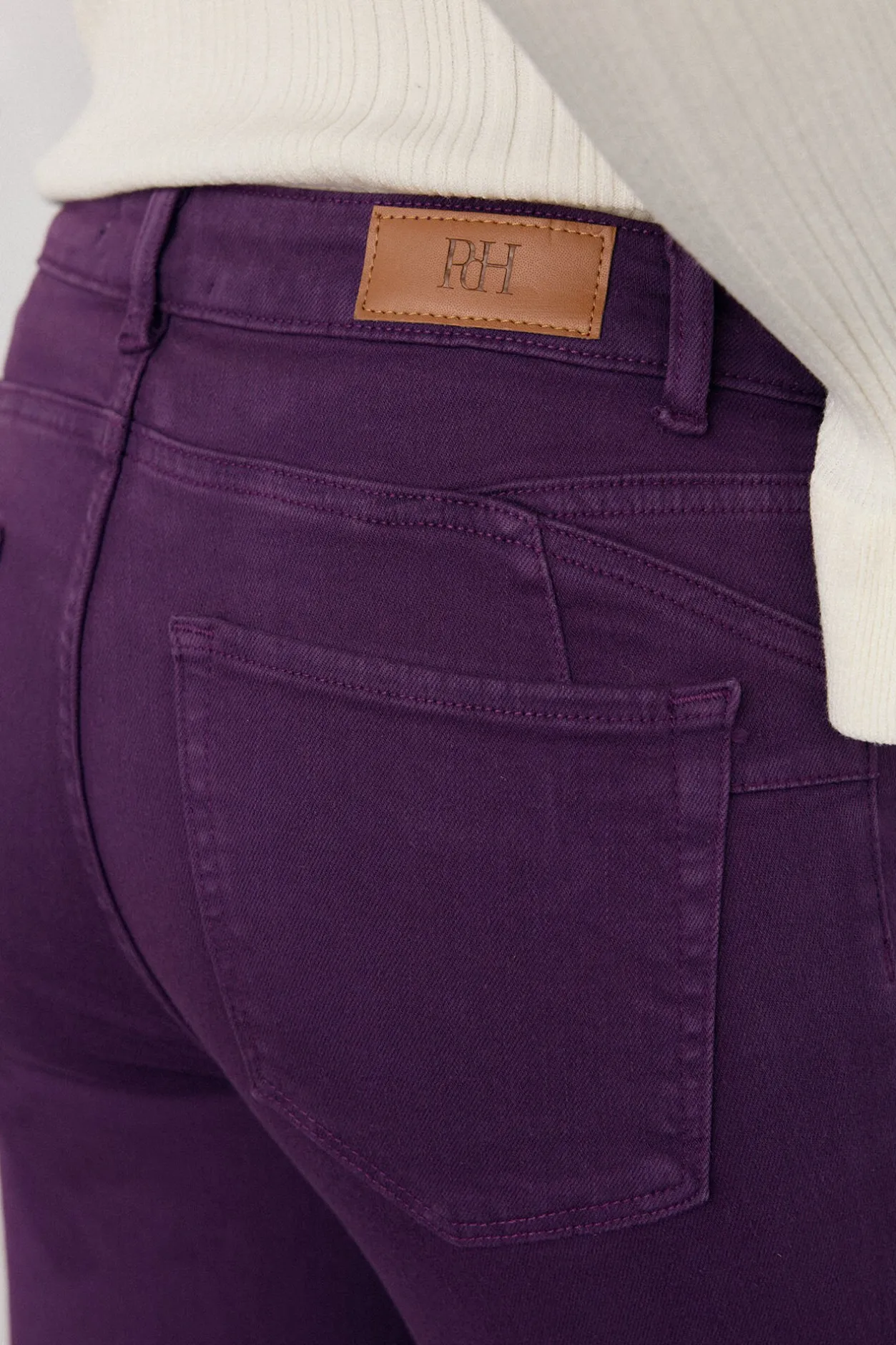 Pedro del Hierro Jeans push up Morado
