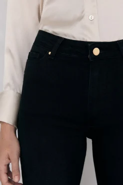 Pedro del Hierro Jeans push up flare Negro Sale