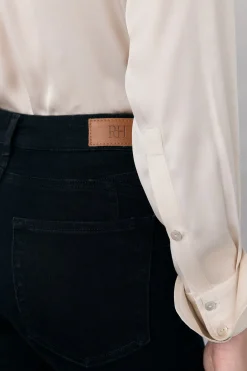 Pedro del Hierro Jeans push up flare Negro Sale