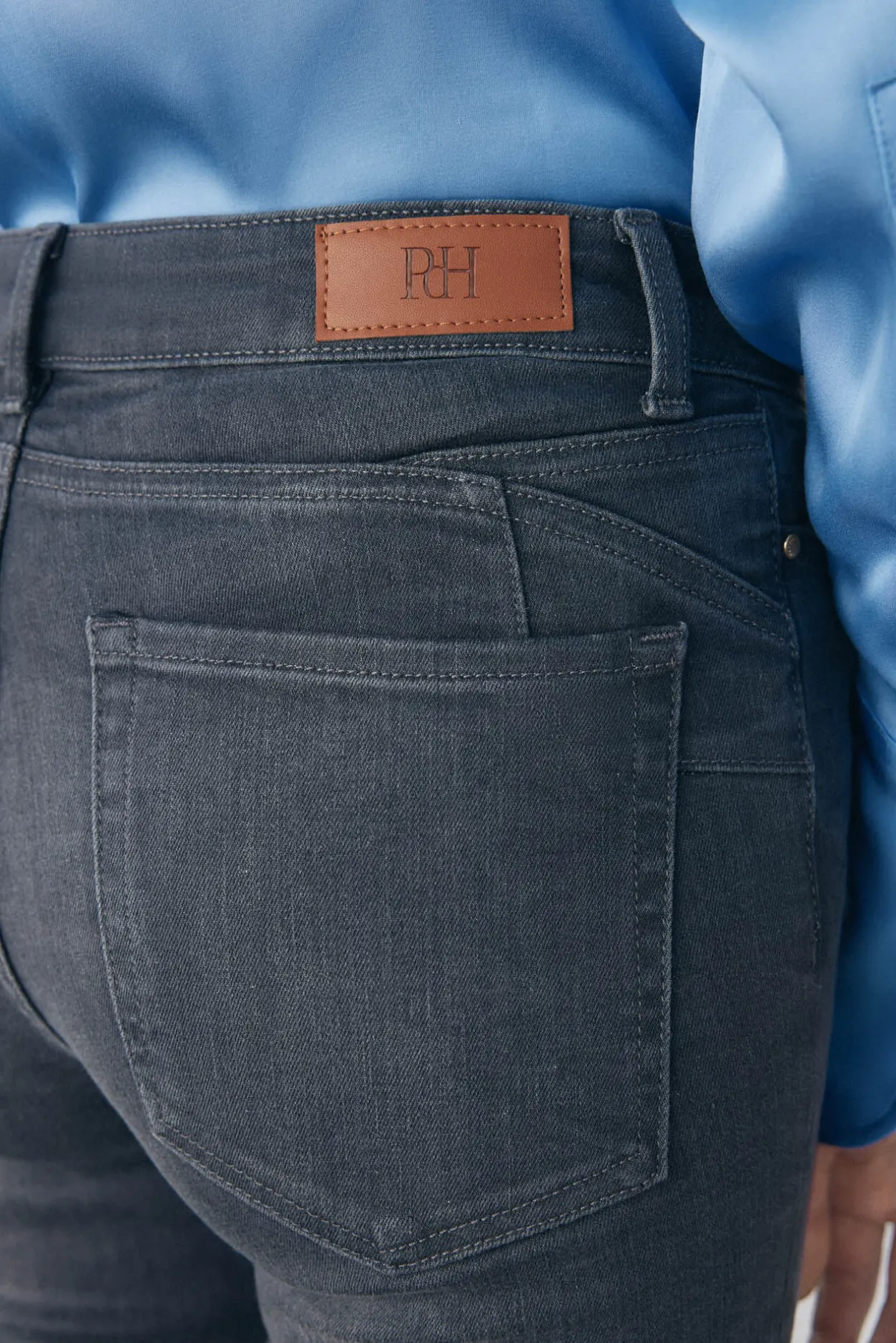 Pedro del Hierro Jeans push up flare Gris New