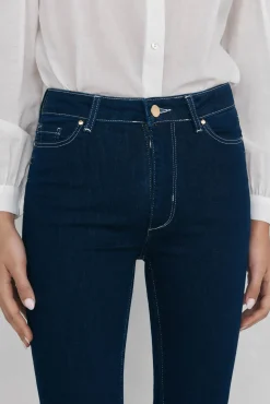 Pedro del Hierro Jeans push up flare Azul Discount
