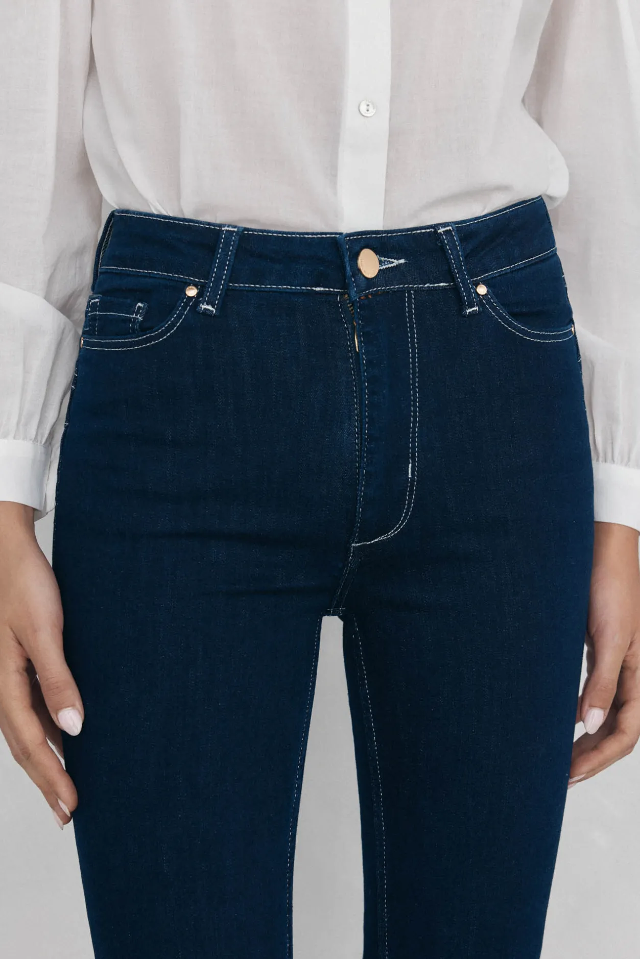 Pedro del Hierro Jeans push up flare Azul Discount