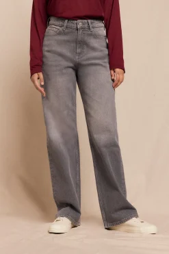 Slowlove Jeans rectos Gris oscuro Clearance