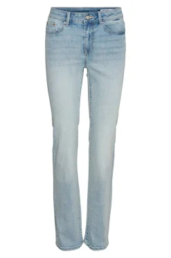 Vero Moda Jeans rectos tiro alto Azul Best