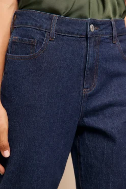 Slowlove Jeans roll up Azul Hot